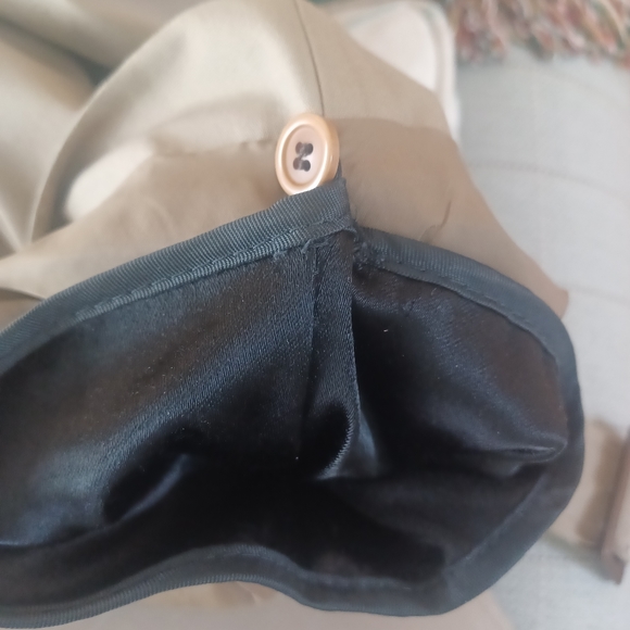 LONDON FOG VINTAGE LINED TRENCH COAT EXCELLENT 46 LONG - Picture 13 of 16